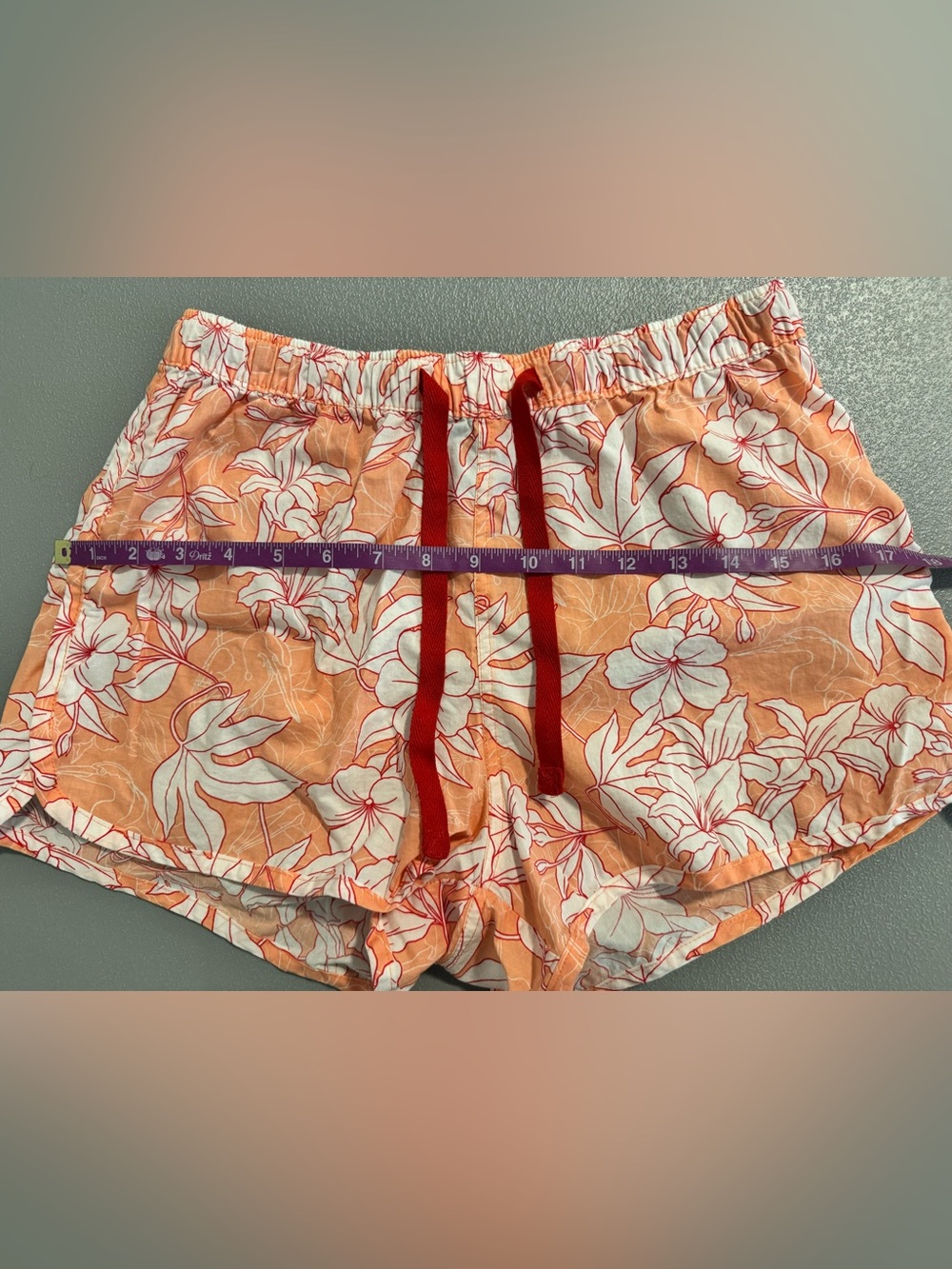 Columbia Floral 100% Cotton Athletic Hiking Shorts Small - Picture 6 of 9